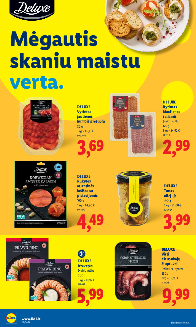 lidl - MAISTO PREKIŲ PASIŪLYMAI (2026-07-06 - 2026-07-12) - page: 12