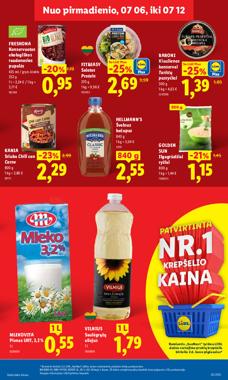 lidl - MAISTO PREKIŲ PASIŪLYMAI (2026-07-06 - 2026-07-12) - page: 17