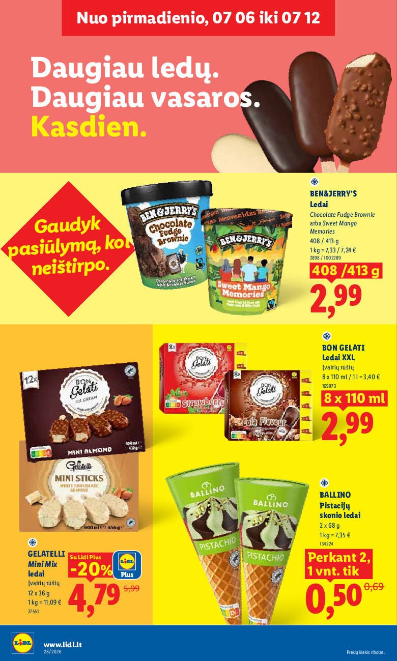 lidl - MAISTO PREKIŲ PASIŪLYMAI (2026-07-06 - 2026-07-12) - page: 18