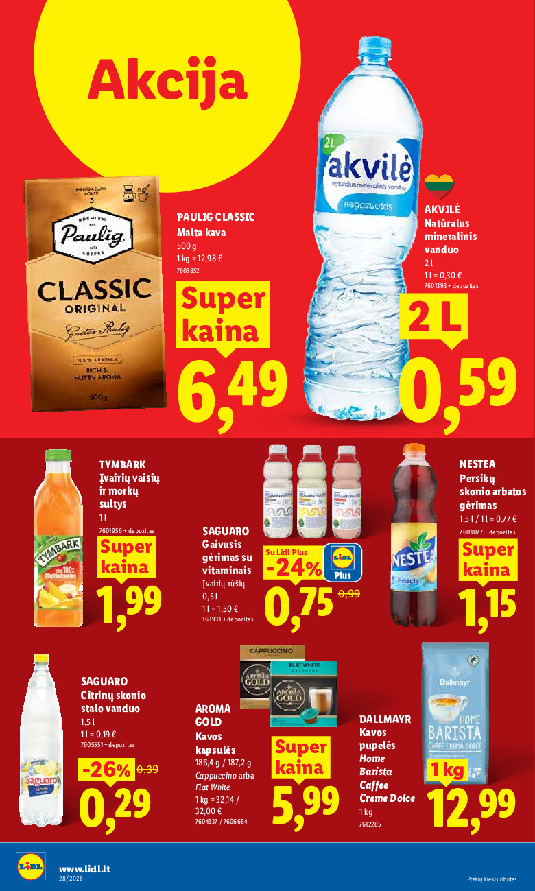 lidl - MAISTO PREKIŲ PASIŪLYMAI (2026-07-06 - 2026-07-12) - page: 20