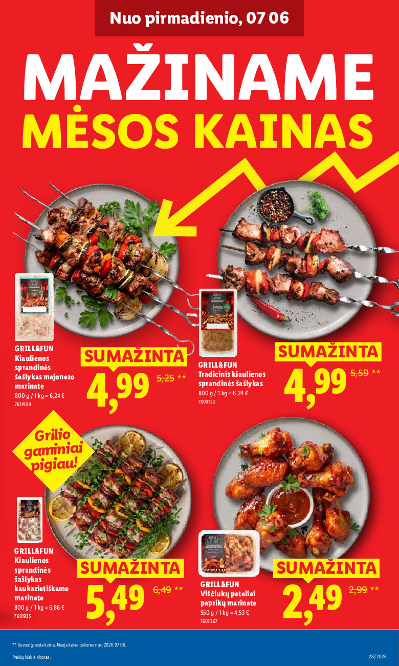 lidl - MAISTO PREKIŲ PASIŪLYMAI (2026-07-06 - 2026-07-12) - page: 3