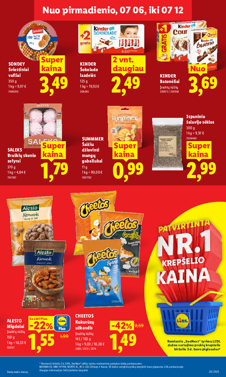 lidl - MAISTO PREKIŲ PASIŪLYMAI (2026-07-06 - 2026-07-12) - page: 21