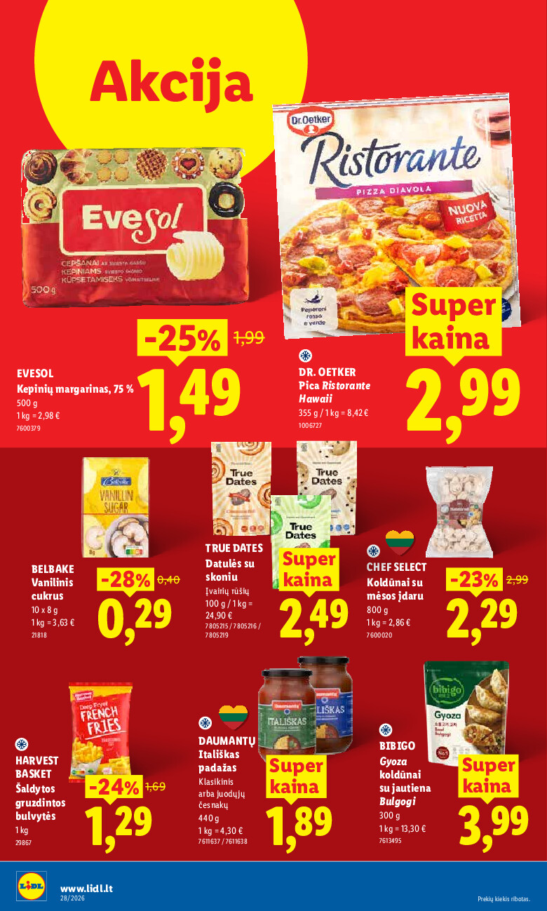 lidl - MAISTO PREKIŲ PASIŪLYMAI (2026-07-06 - 2026-07-12) - page: 22