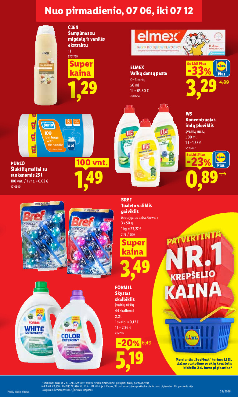 lidl - MAISTO PREKIŲ PASIŪLYMAI (2026-07-06 - 2026-07-12) - page: 23