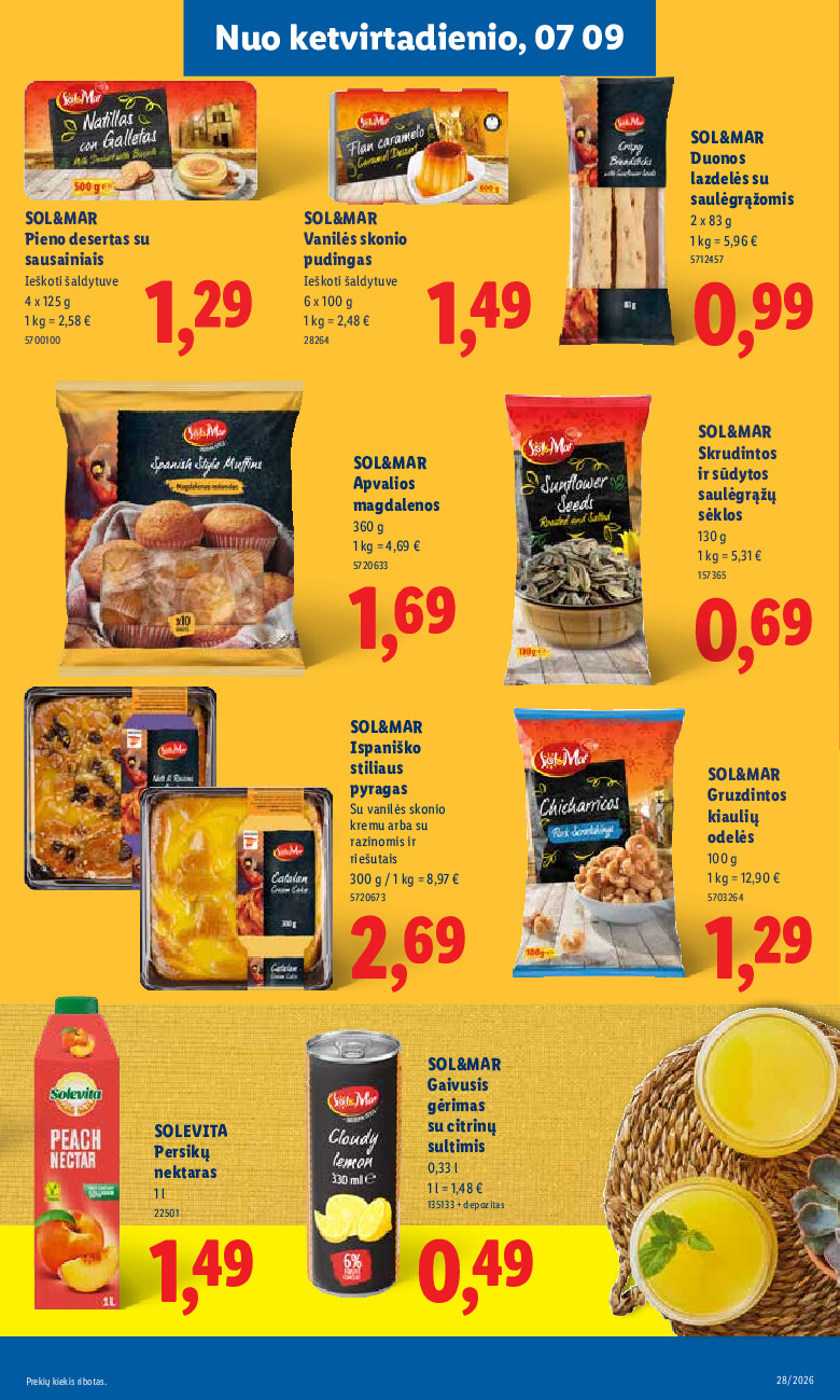 lidl - MAISTO PREKIŲ PASIŪLYMAI (2026-07-06 - 2026-07-12) - page: 25