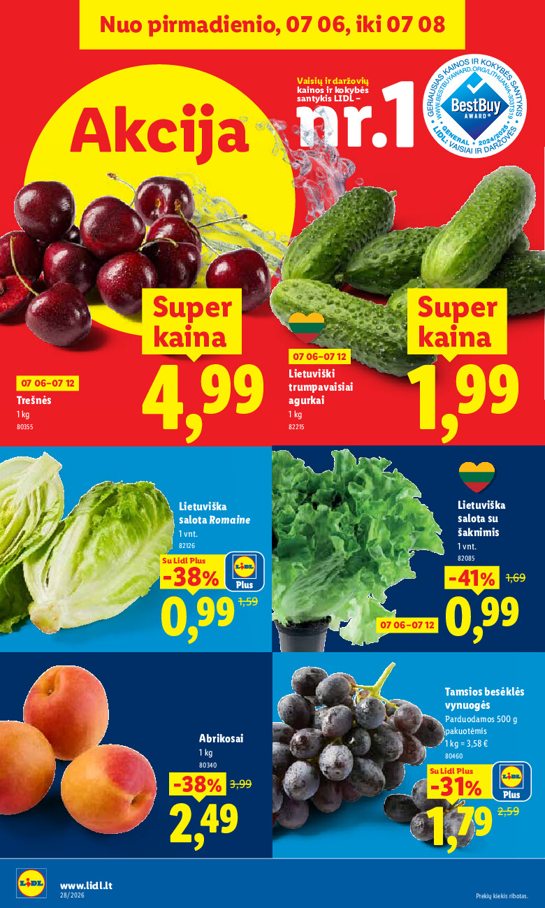 lidl - MAISTO PREKIŲ PASIŪLYMAI (2026-07-06 - 2026-07-12) - page: 4