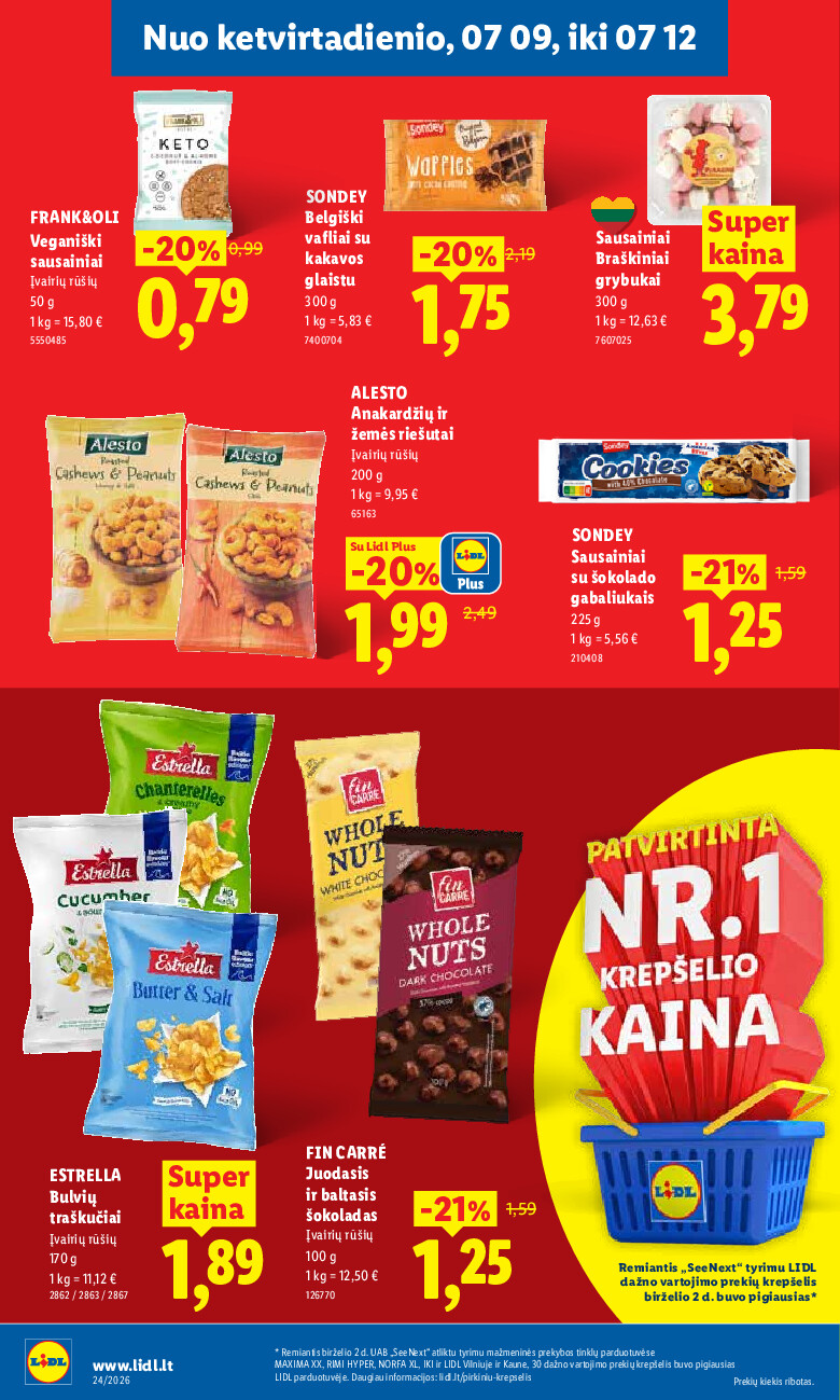 lidl - MAISTO PREKIŲ PASIŪLYMAI (2026-07-06 - 2026-07-12) - page: 34