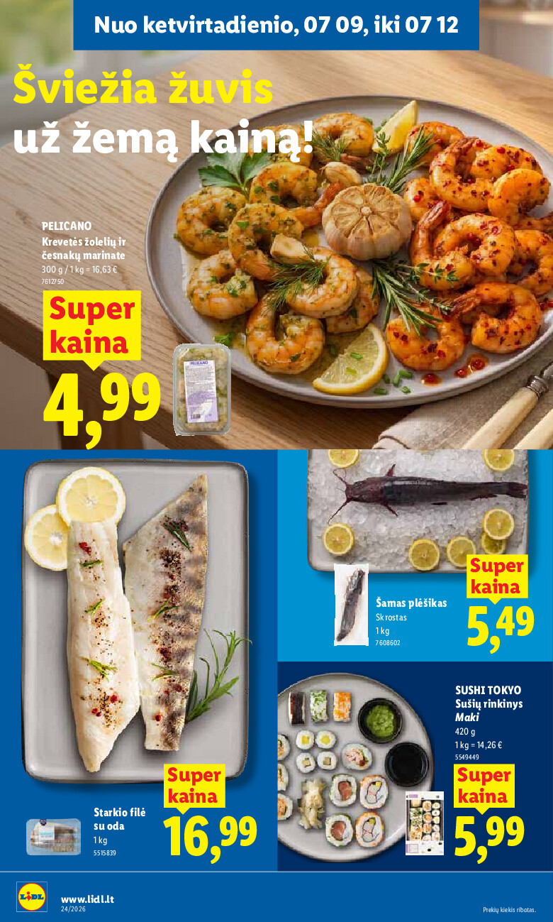 lidl - MAISTO PREKIŲ PASIŪLYMAI (2026-07-06 - 2026-07-12) - page: 38