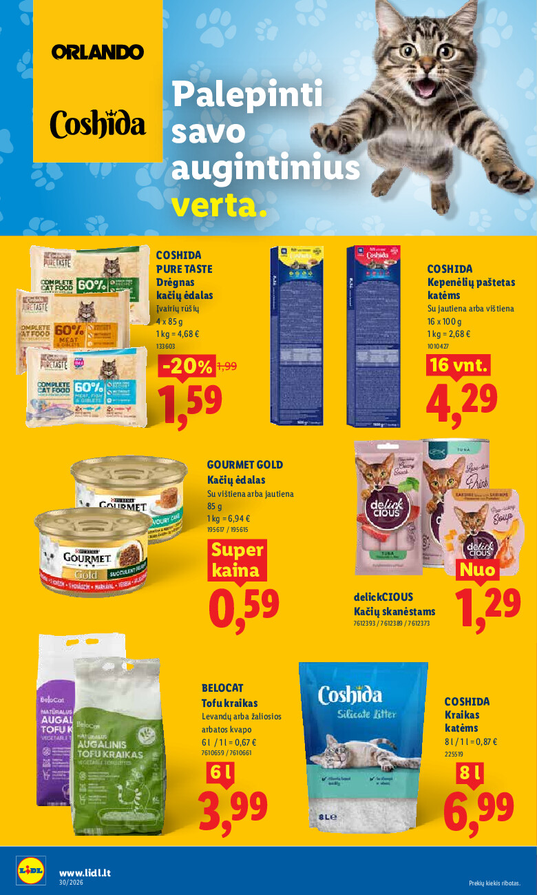 lidl - MAISTO PREKIŲ PASIŪLYMAI (2026-07-20 - 2026-07-26) - page: 26