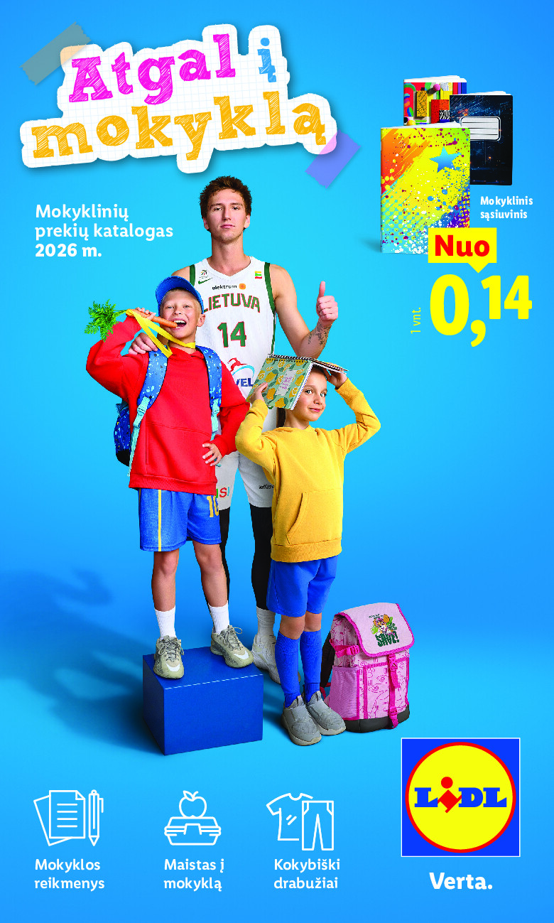 lidl - Atgal į mokyklą (2026-07-20 - 2026-09-06) - page: 1