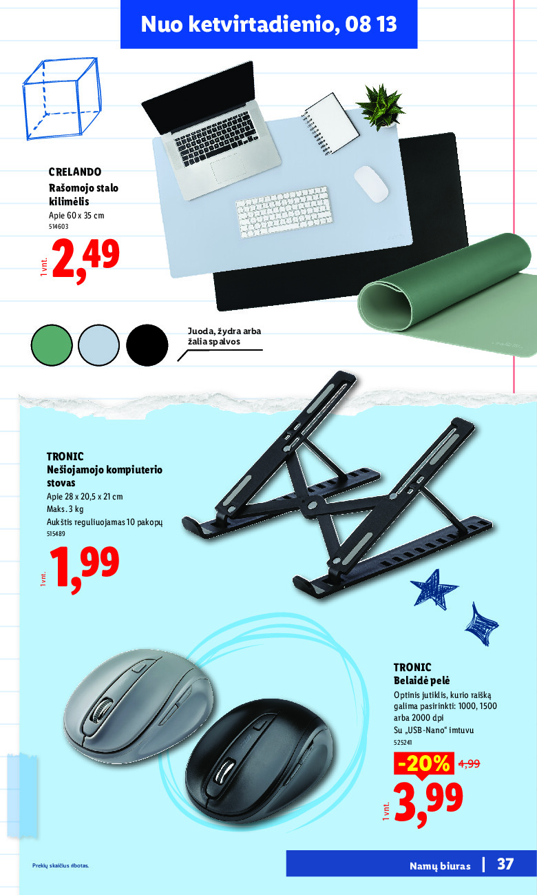 lidl - Atgal į mokyklą (2026-07-20 - 2026-09-06) - page: 37