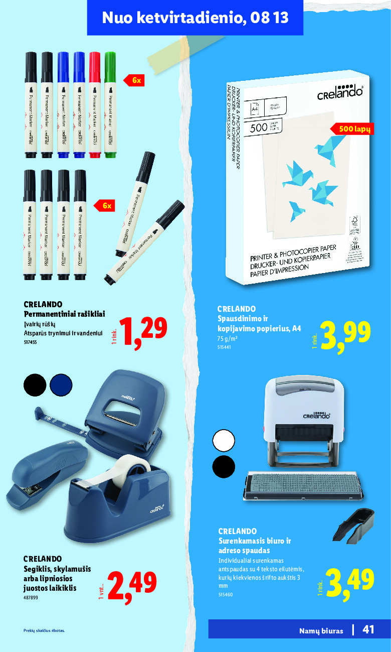 lidl - Atgal į mokyklą (2026-07-20 - 2026-09-06) - page: 41