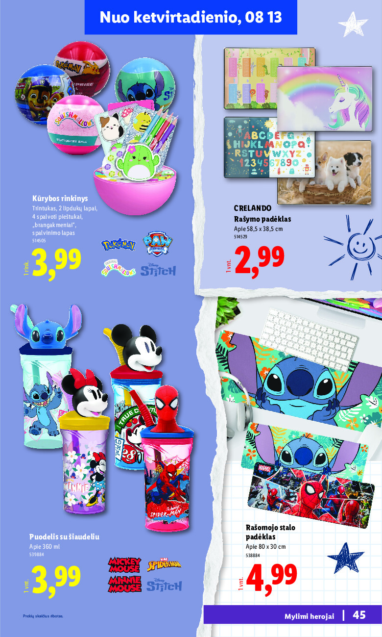 lidl - Atgal į mokyklą (2026-07-20 - 2026-09-06) - page: 45