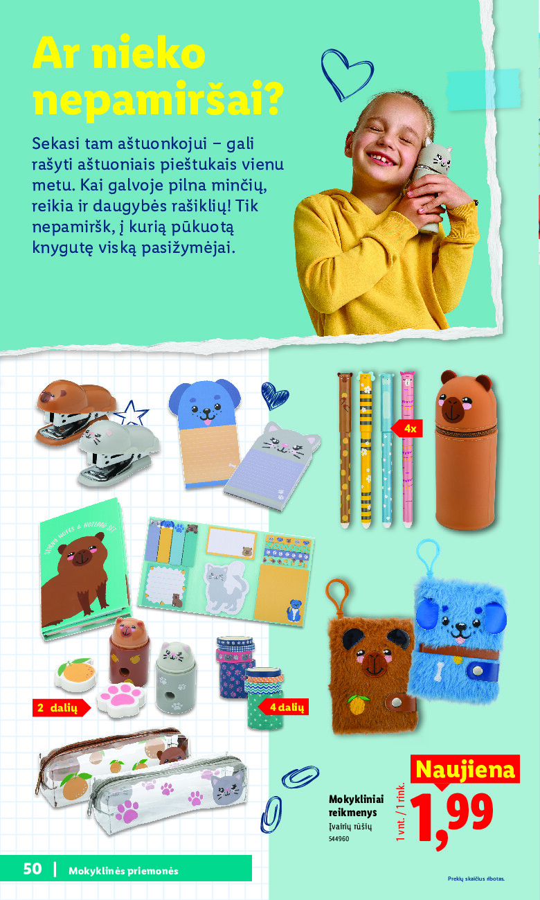 lidl - Atgal į mokyklą (2026-07-20 - 2026-09-06) - page: 50