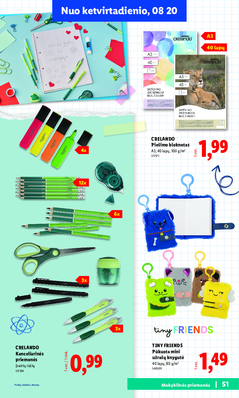 lidl - Atgal į mokyklą (2026-07-20 - 2026-09-06) - page: 51