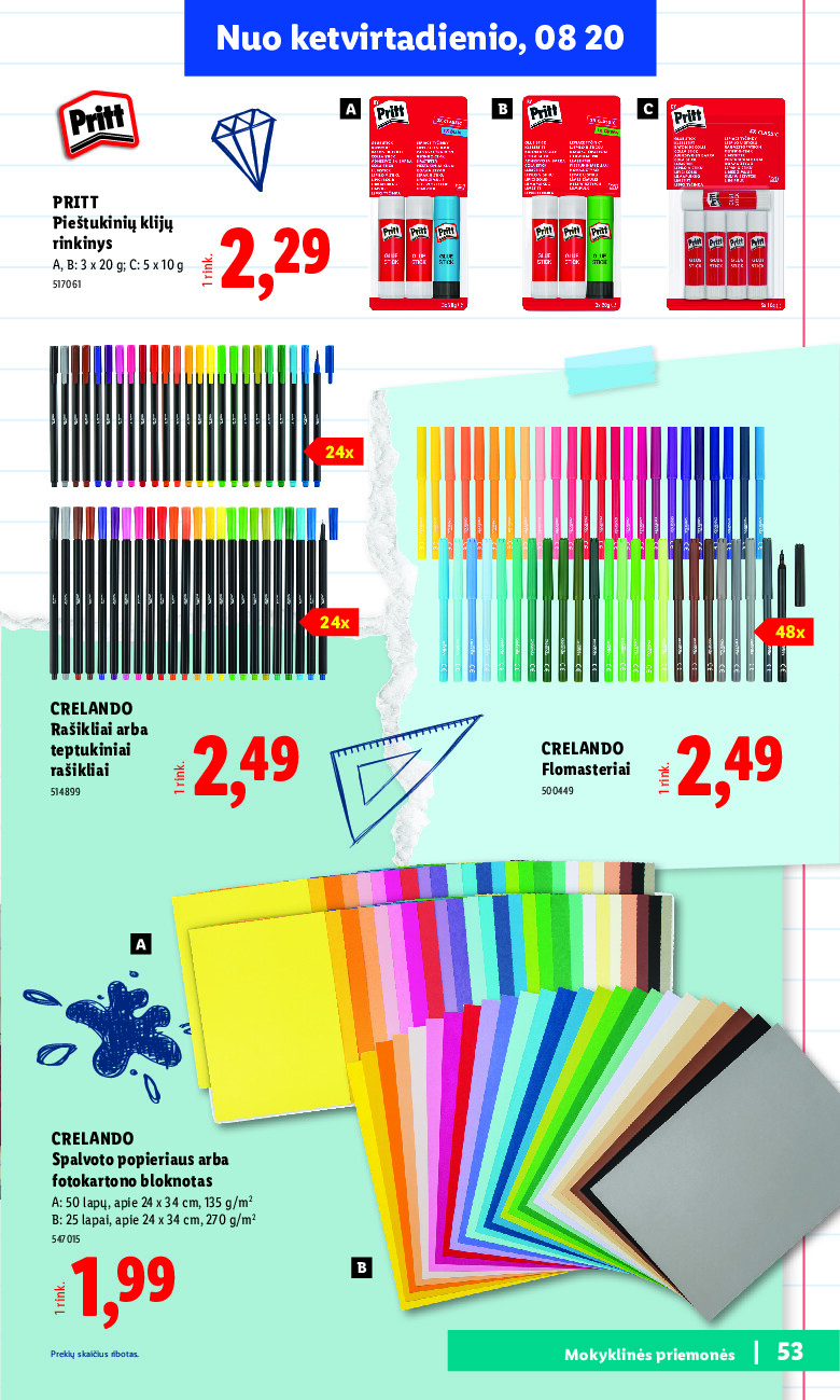 lidl - Atgal į mokyklą (2026-07-20 - 2026-09-06) - page: 53