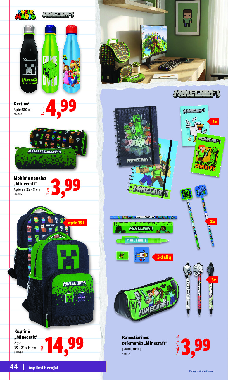 lidl - Atgal į mokyklą (2026-07-20 - 2026-09-06) - page: 44