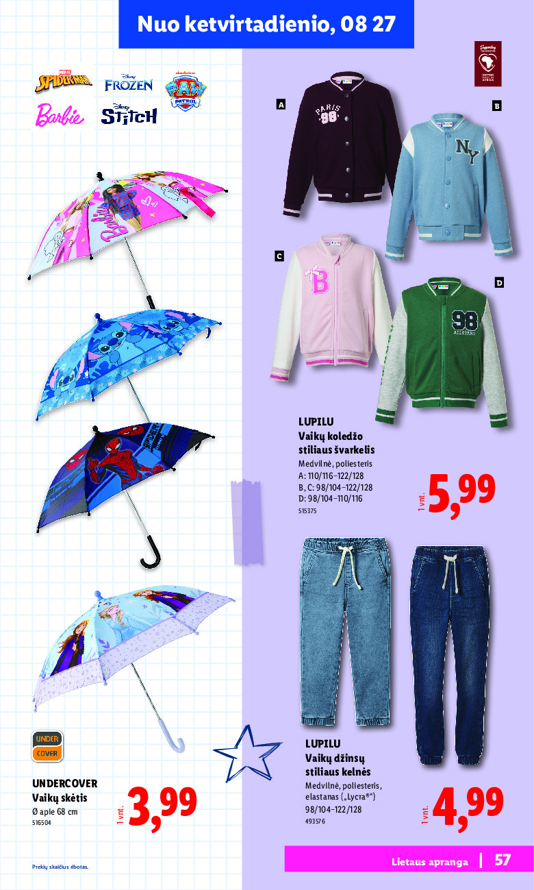 lidl - Atgal į mokyklą (2026-07-20 - 2026-09-06) - page: 57