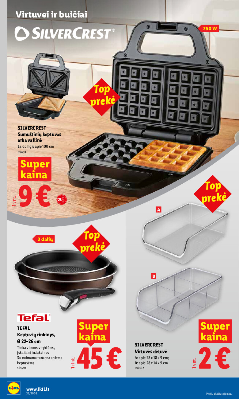 lidl - NE MAISTO PREKIŲ PASIŪLYMAI (2026-08-03 - 2026-08-09) - page: 4