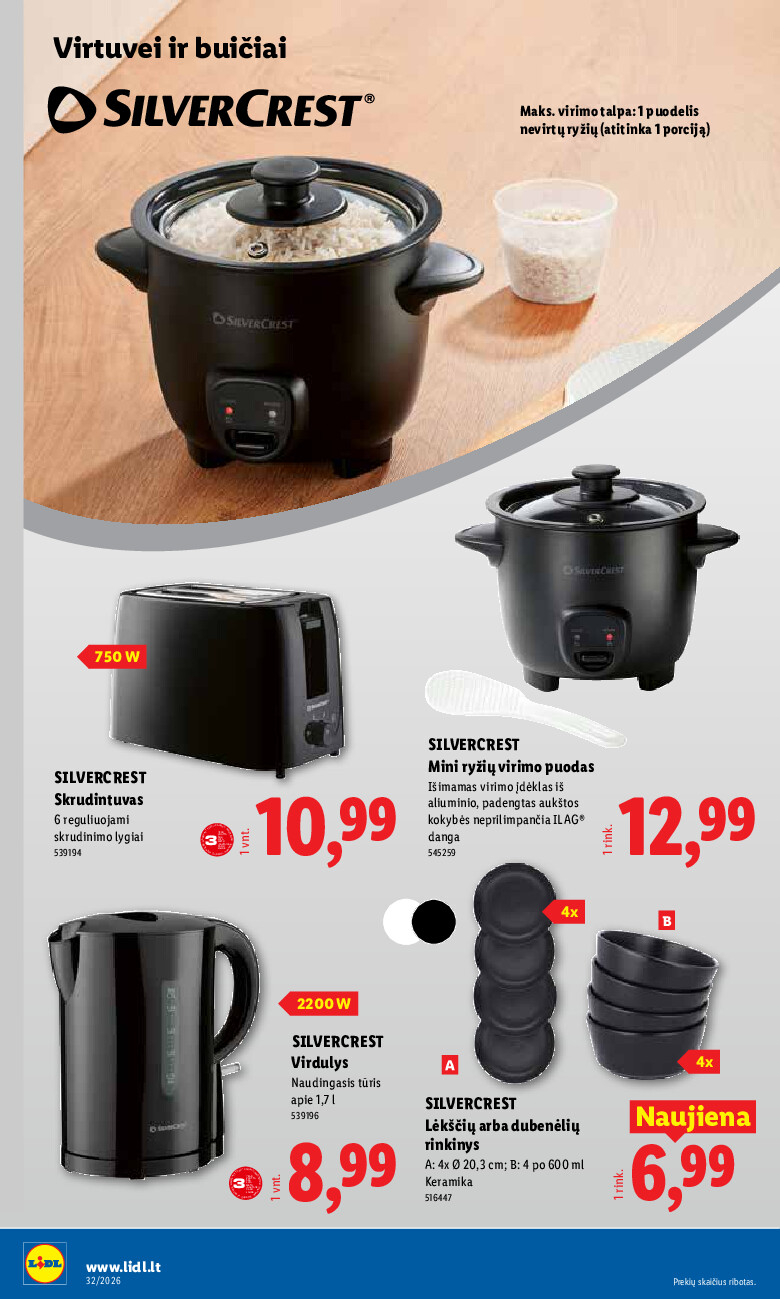 lidl - NE MAISTO PREKIŲ PASIŪLYMAI (2026-08-03 - 2026-08-09) - page: 6