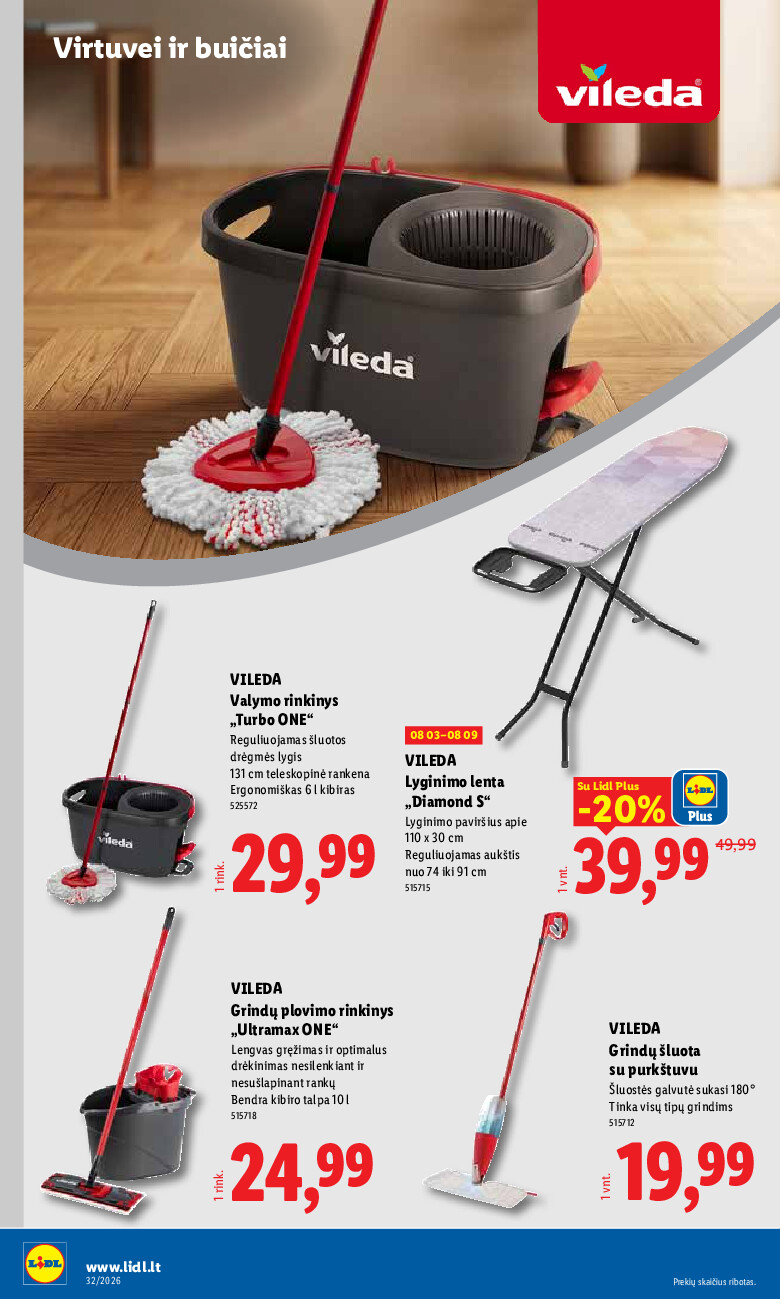 lidl - NE MAISTO PREKIŲ PASIŪLYMAI (2026-08-03 - 2026-08-09) - page: 10