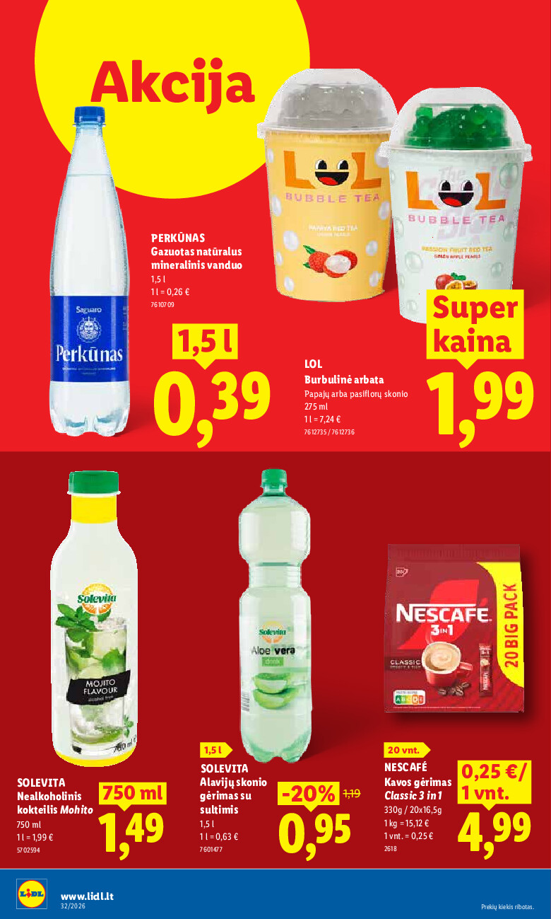 lidl - MAISTO PREKIŲ PASIŪLYMAI (2026-08-03 - 2026-08-09) - page: 24