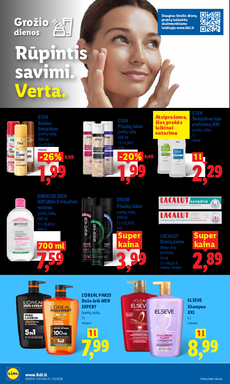 lidl - MAISTO PREKIŲ PASIŪLYMAI (2026-08-03 - 2026-08-09) - page: 28
