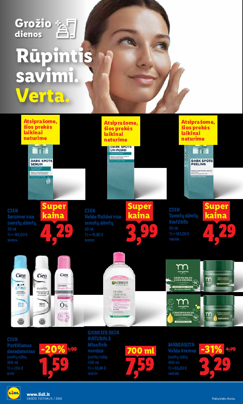 lidl - MAISTO PREKIŲ PASIŪLYMAI (2026-08-03 - 2026-08-09) - page: 32