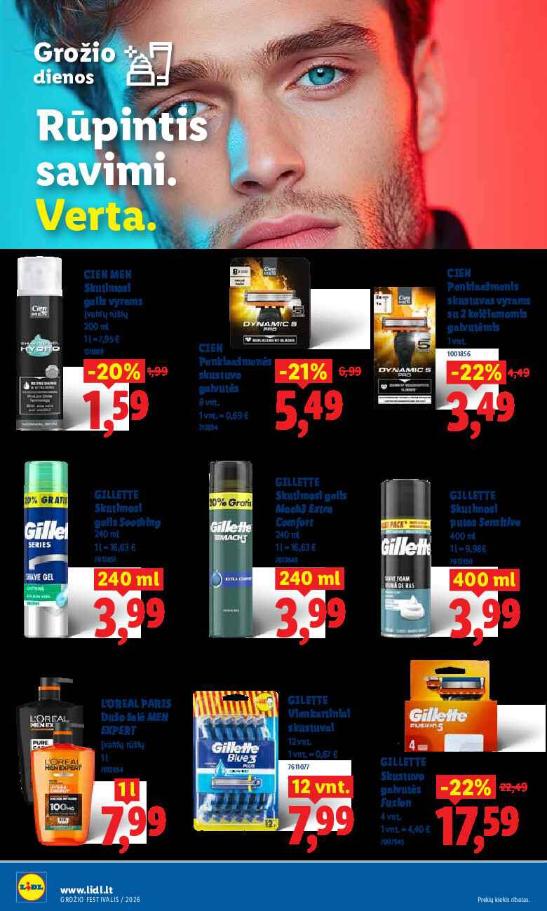 lidl - MAISTO PREKIŲ PASIŪLYMAI (2026-08-03 - 2026-08-09) - page: 34