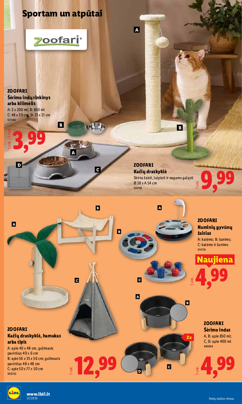 lidl - NE MAISTO PREKIŲ PASIŪLYMAI (2026-08-10 - 2026-08-16) - page: 16