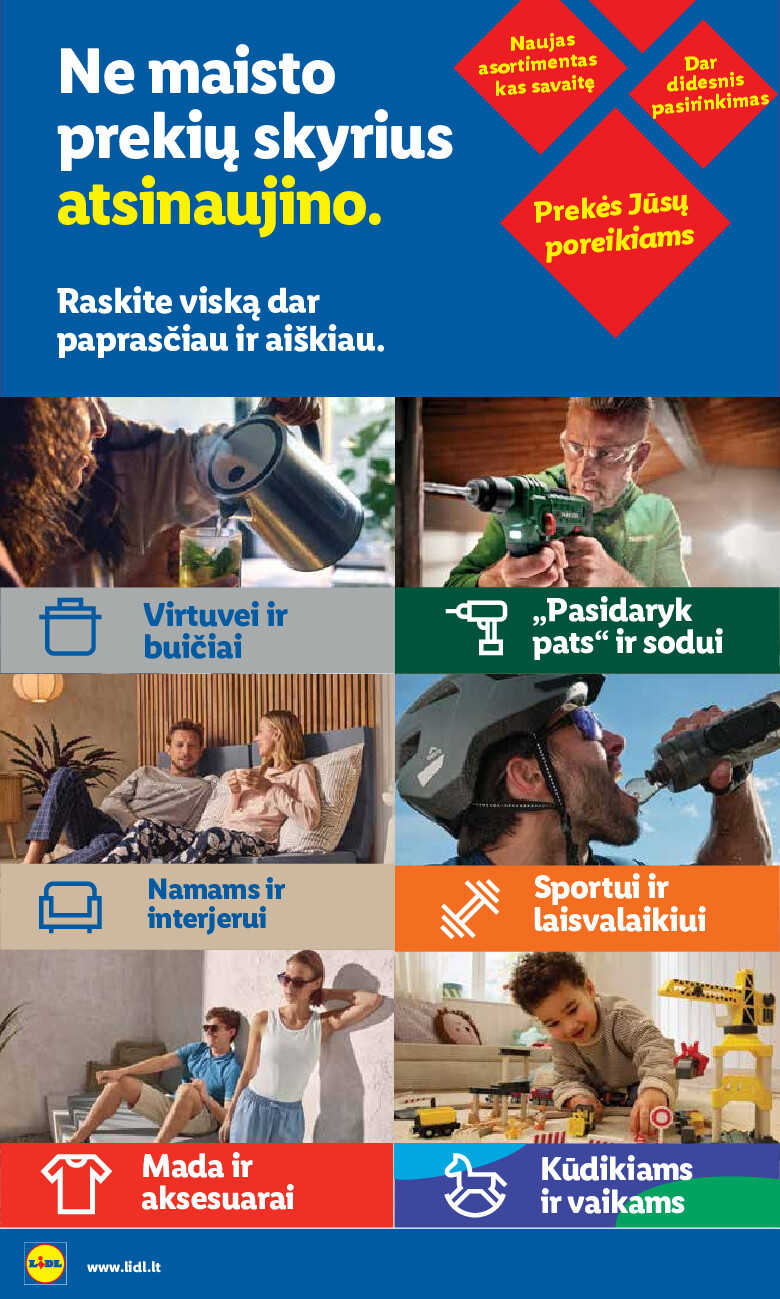 lidl - NE MAISTO PREKIŲ PASIŪLYMAI (2026-08-10 - 2026-08-16) - page: 21