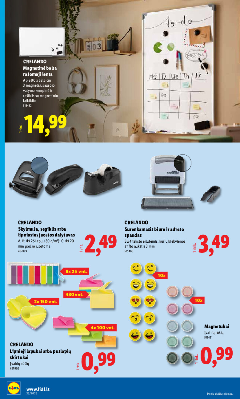 lidl - NE MAISTO PREKIŲ PASIŪLYMAI (2026-08-10 - 2026-08-16) - page: 24