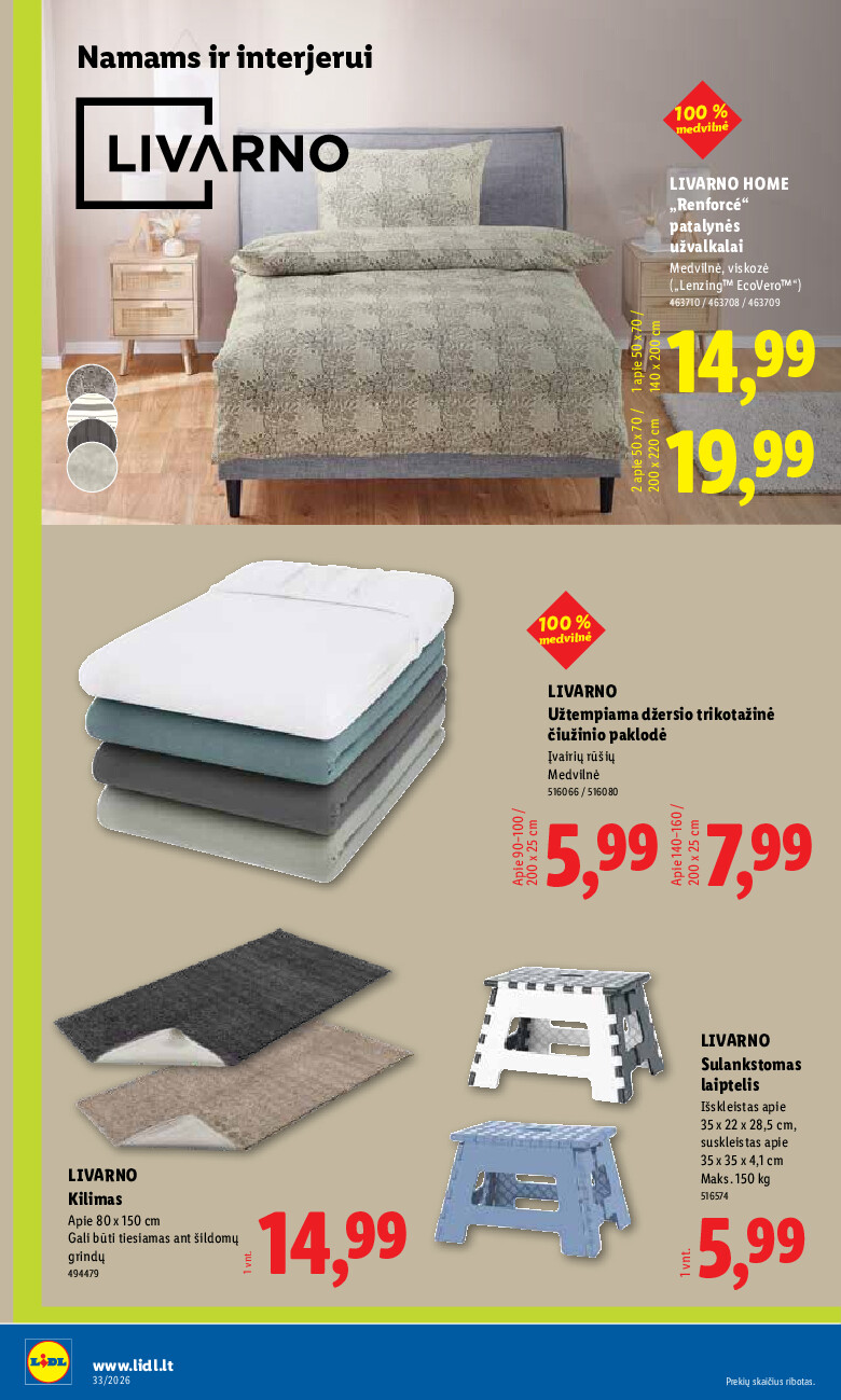 lidl - NE MAISTO PREKIŲ PASIŪLYMAI (2026-08-10 - 2026-08-16) - page: 8