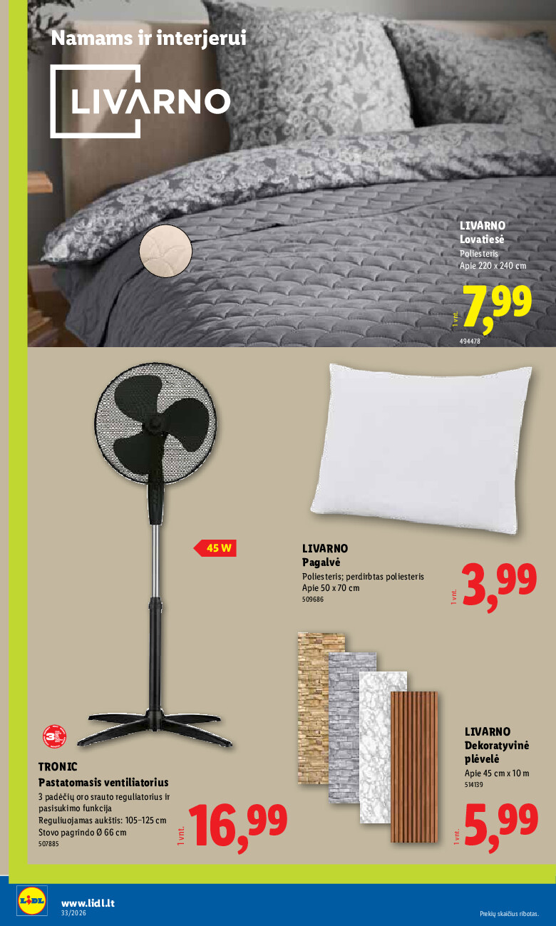 lidl - NE MAISTO PREKIŲ PASIŪLYMAI (2026-08-10 - 2026-08-16) - page: 10