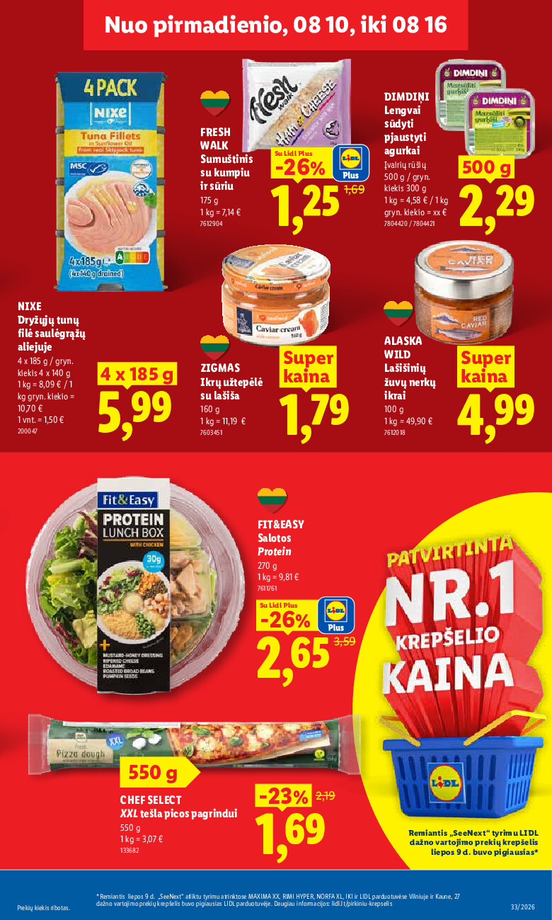 lidl - MAISTO PREKIŲ PASIŪLYMAI (2026-08-10 - 2026-08-16) - page: 11