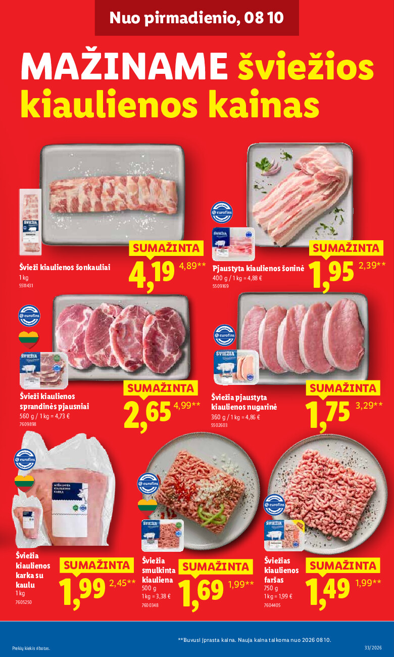 lidl - MAISTO PREKIŲ PASIŪLYMAI (2026-08-10 - 2026-08-16) - page: 3