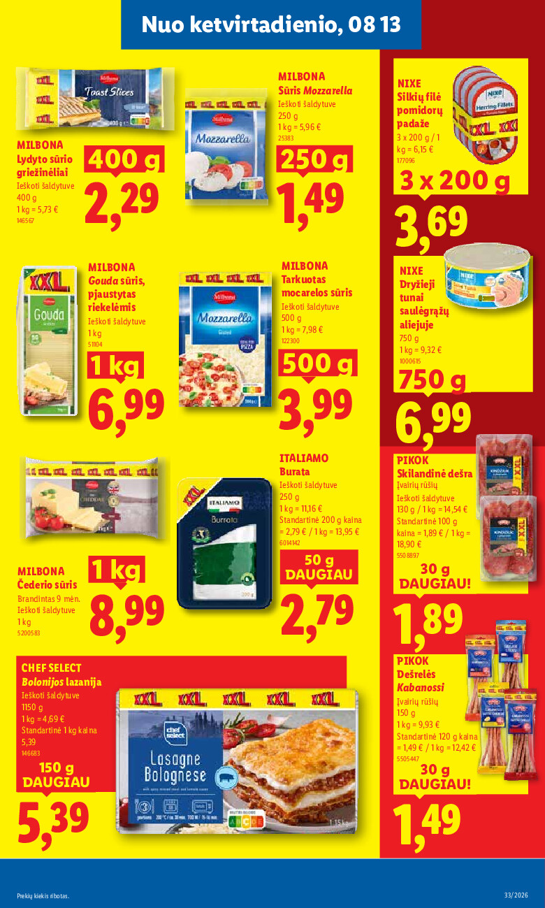 lidl - MAISTO PREKIŲ PASIŪLYMAI (2026-08-10 - 2026-08-16) - page: 21