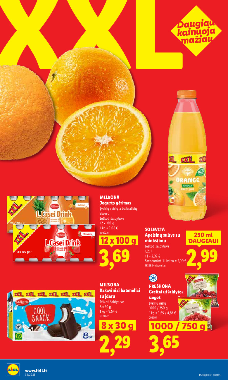 lidl - MAISTO PREKIŲ PASIŪLYMAI (2026-08-10 - 2026-08-16) - page: 24