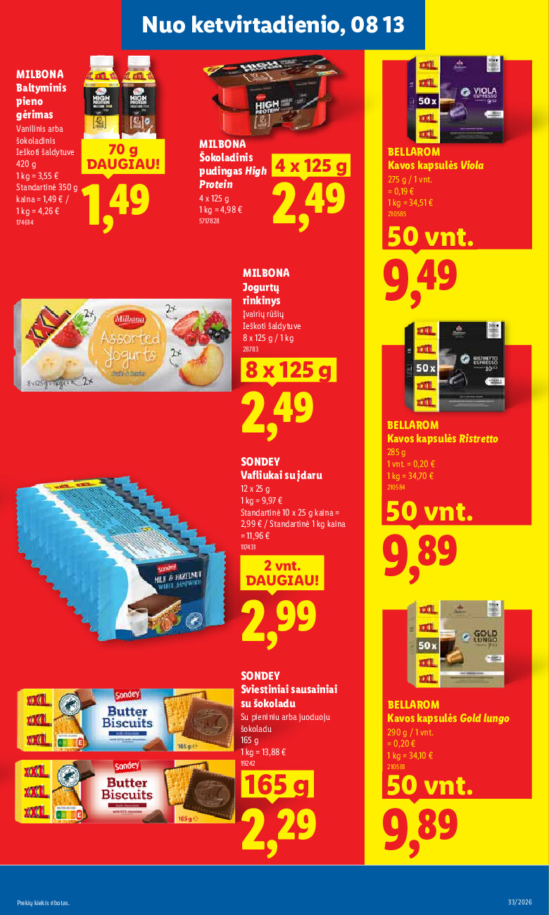 lidl - MAISTO PREKIŲ PASIŪLYMAI (2026-08-10 - 2026-08-16) - page: 25