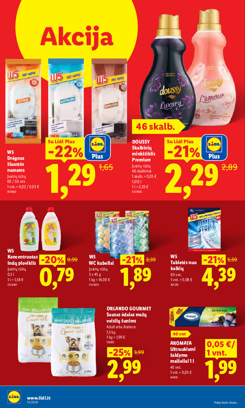 lidl - MAISTO PREKIŲ PASIŪLYMAI (2026-08-10 - 2026-08-16) - page: 30