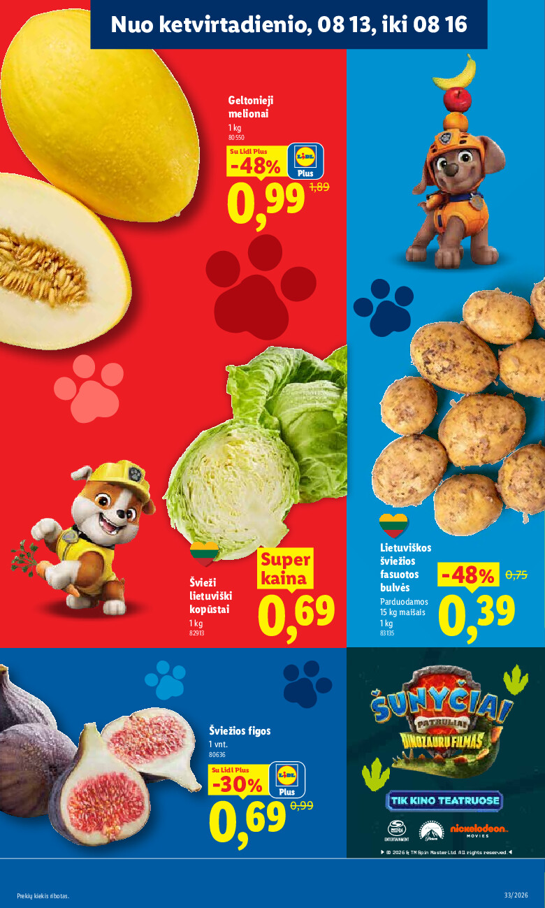 lidl - MAISTO PREKIŲ PASIŪLYMAI (2026-08-10 - 2026-08-16) - page: 35
