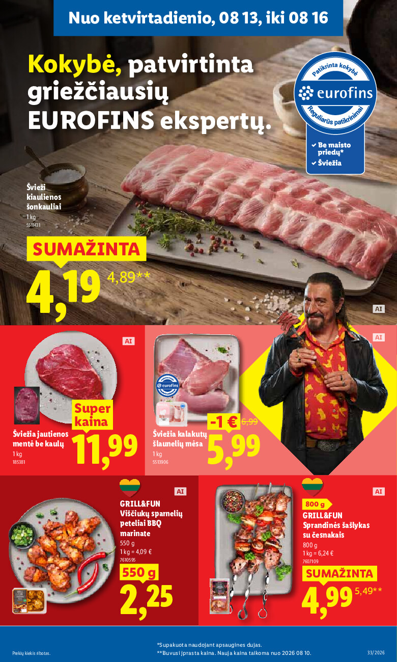 lidl - MAISTO PREKIŲ PASIŪLYMAI (2026-08-10 - 2026-08-16) - page: 37