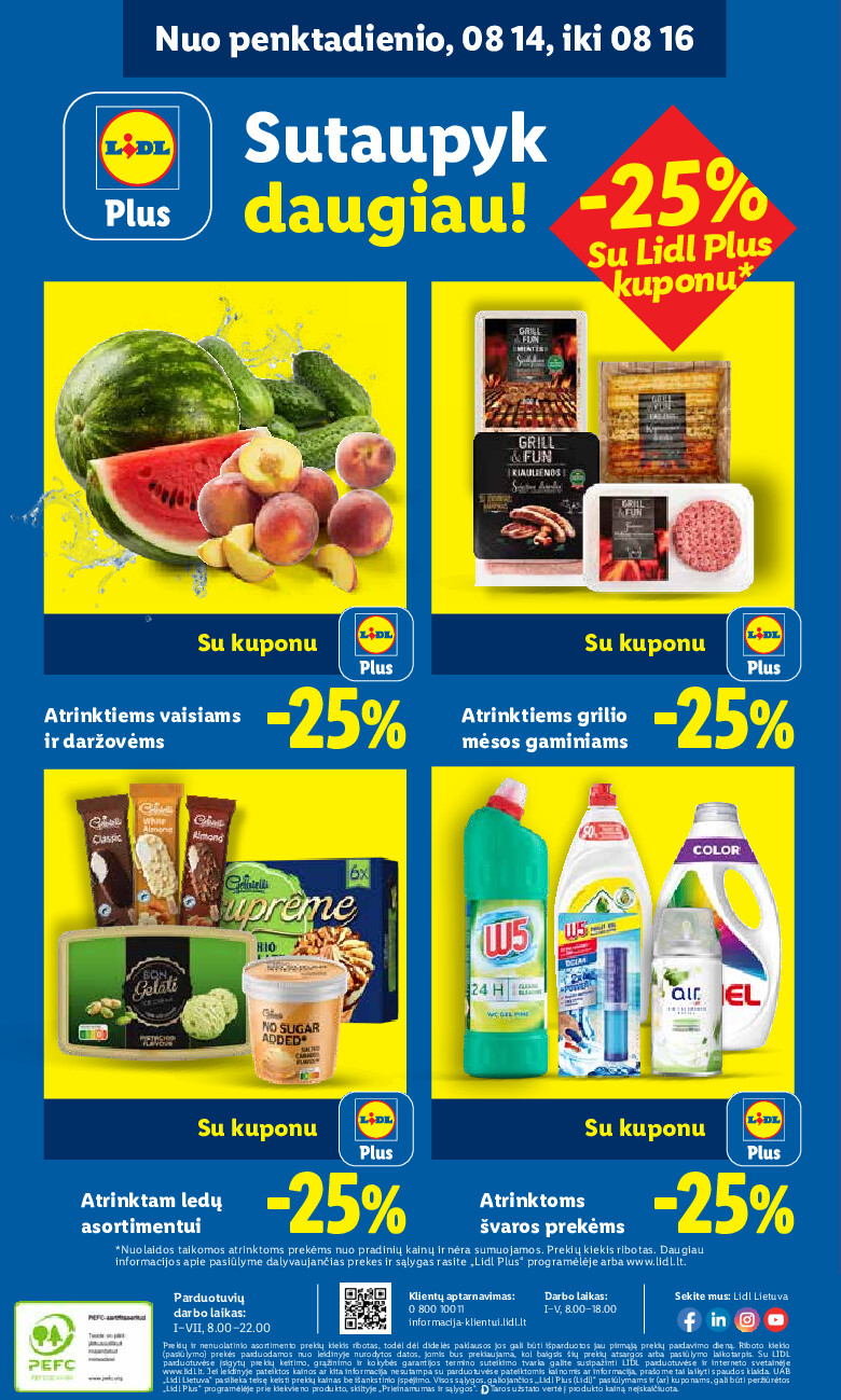 lidl - MAISTO PREKIŲ PASIŪLYMAI (2026-08-10 - 2026-08-16) - page: 38