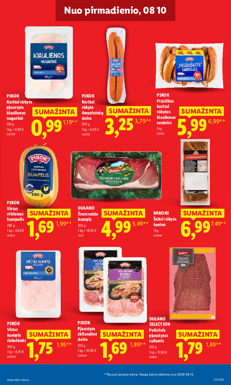 lidl - MAISTO PREKIŲ PASIŪLYMAI (2026-08-10 - 2026-08-16) - page: 5