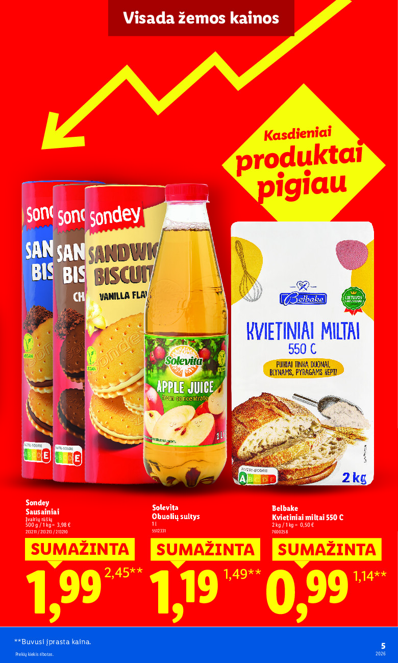 lidl - Nr. 1 pažadas Jums (2026-08-17 - 2026-10-04) - page: 5