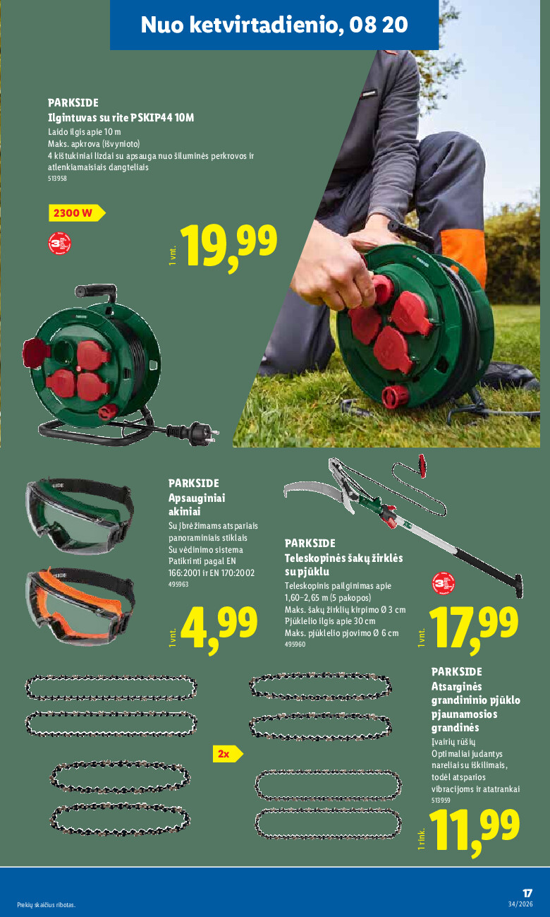 lidl - NE MAISTO PREKIŲ PASIŪLYMAI (2026-08-17 - 2026-08-23) - page: 17