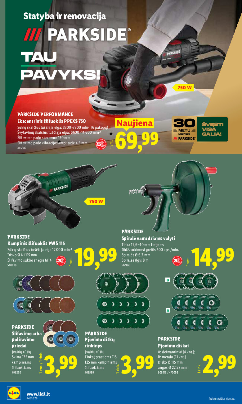 lidl - NE MAISTO PREKIŲ PASIŪLYMAI (2026-08-17 - 2026-08-23) - page: 18