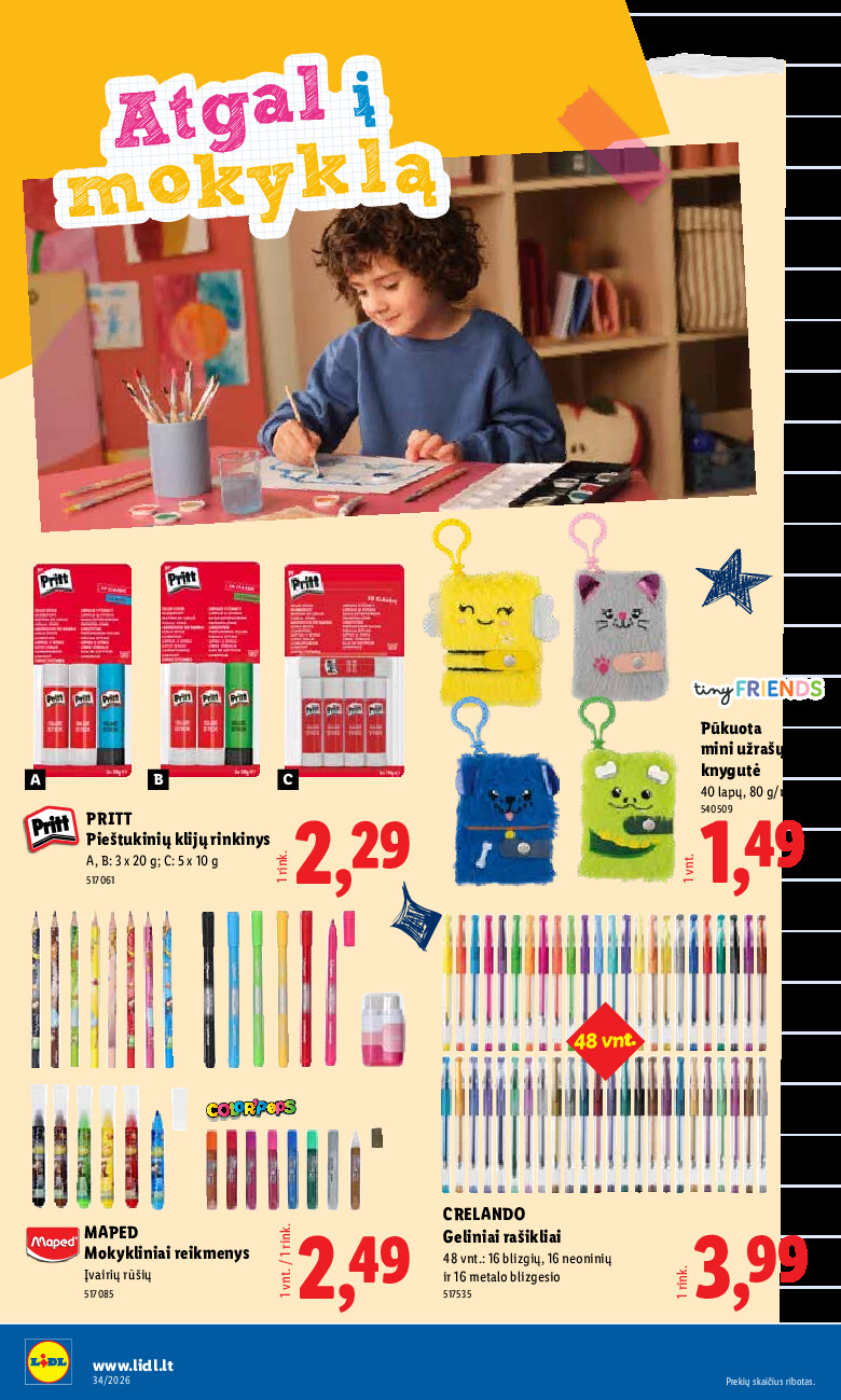 lidl - NE MAISTO PREKIŲ PASIŪLYMAI (2026-08-17 - 2026-08-23) - page: 22