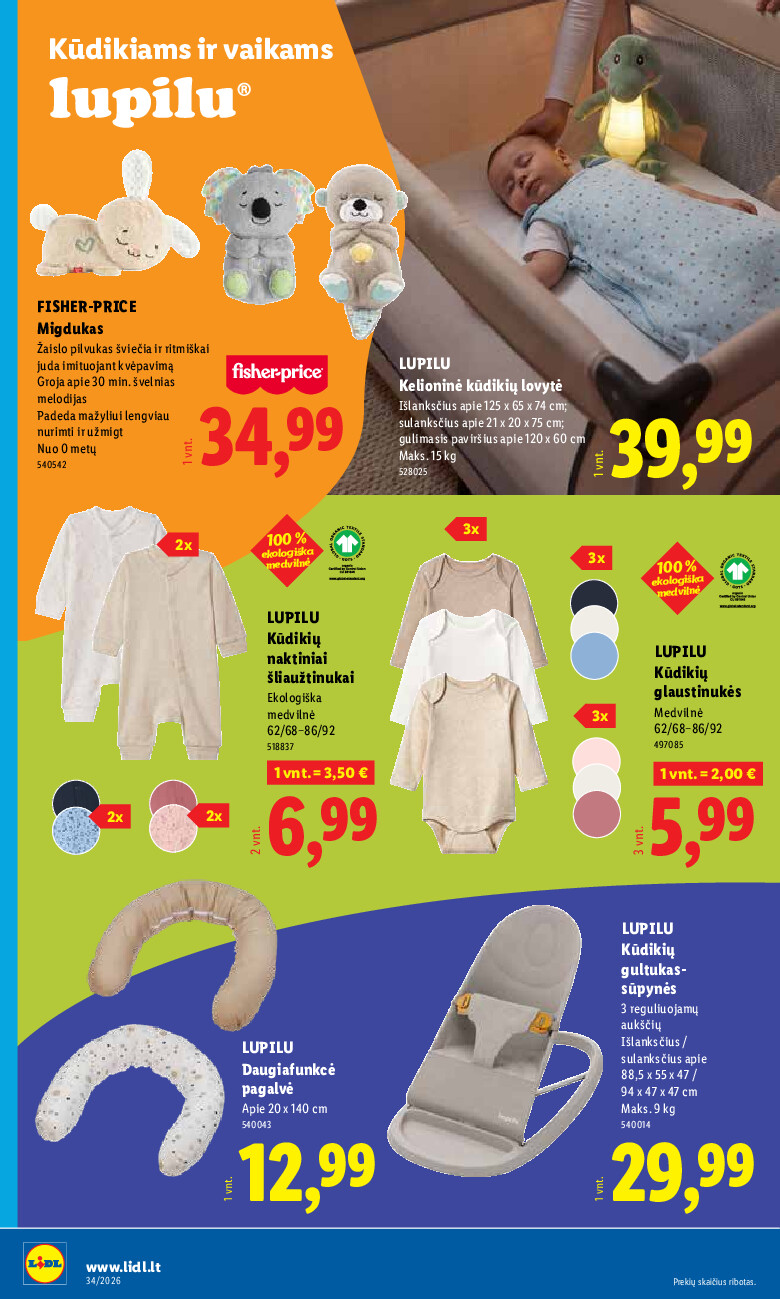 lidl - NE MAISTO PREKIŲ PASIŪLYMAI (2026-08-17 - 2026-08-23) - page: 6