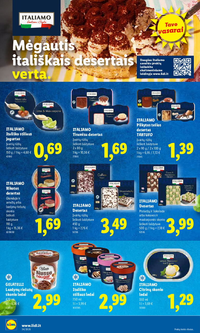 lidl - MAISTO PREKIŲ PASIŪLYMAI (2026-08-17 - 2026-08-23) - page: 28